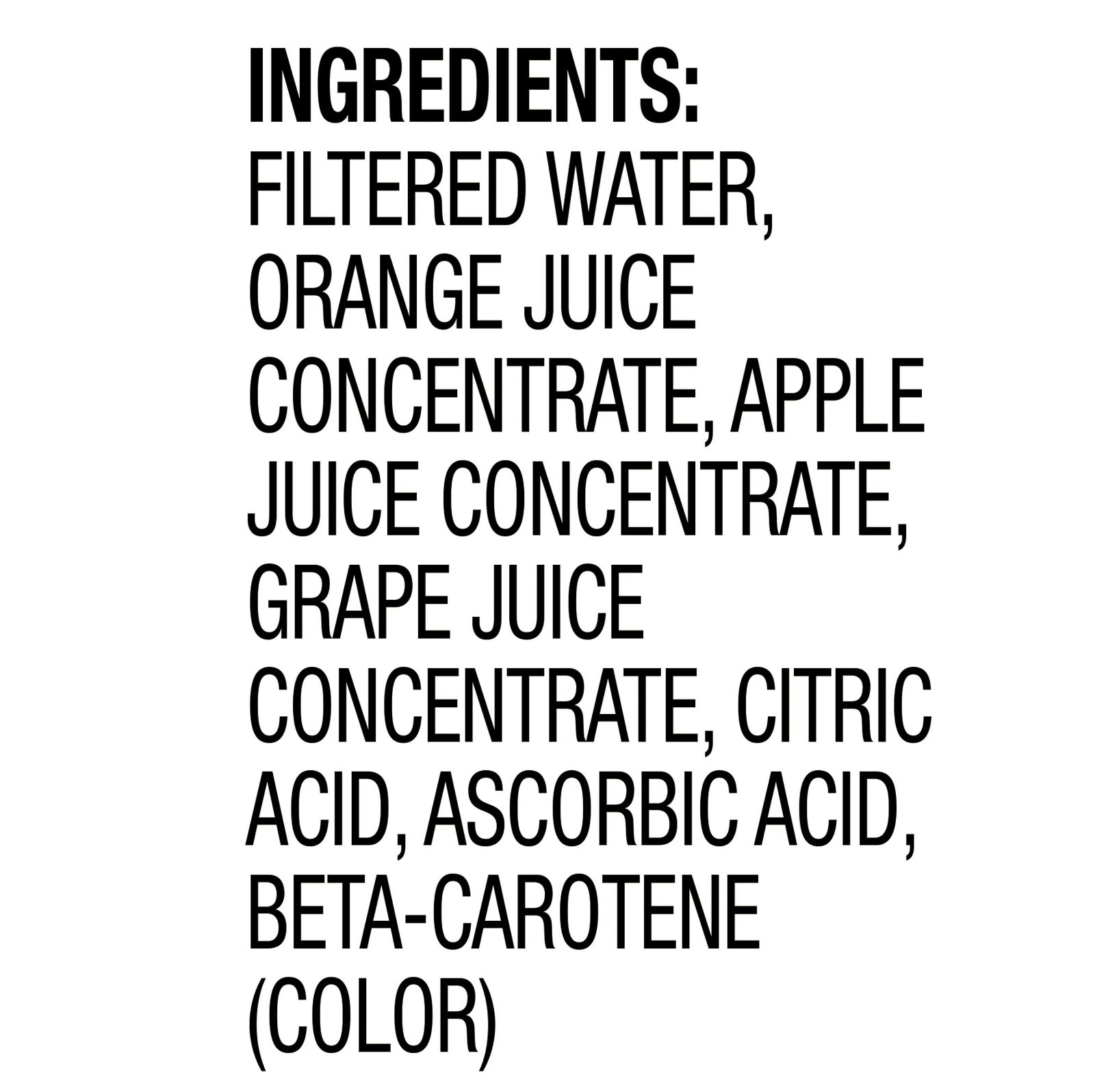 Great Value 100% Juice Orange Blend, 64 fl oz Bottle