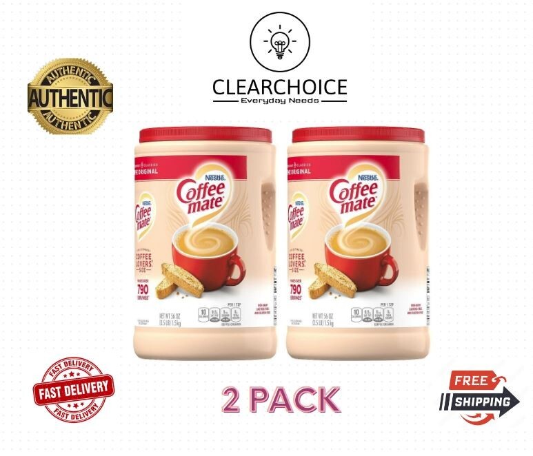 Coffee Creamer Powder Original Nestle Coffee Mate Flip-Top 56-oz – 2 Pk Creamer