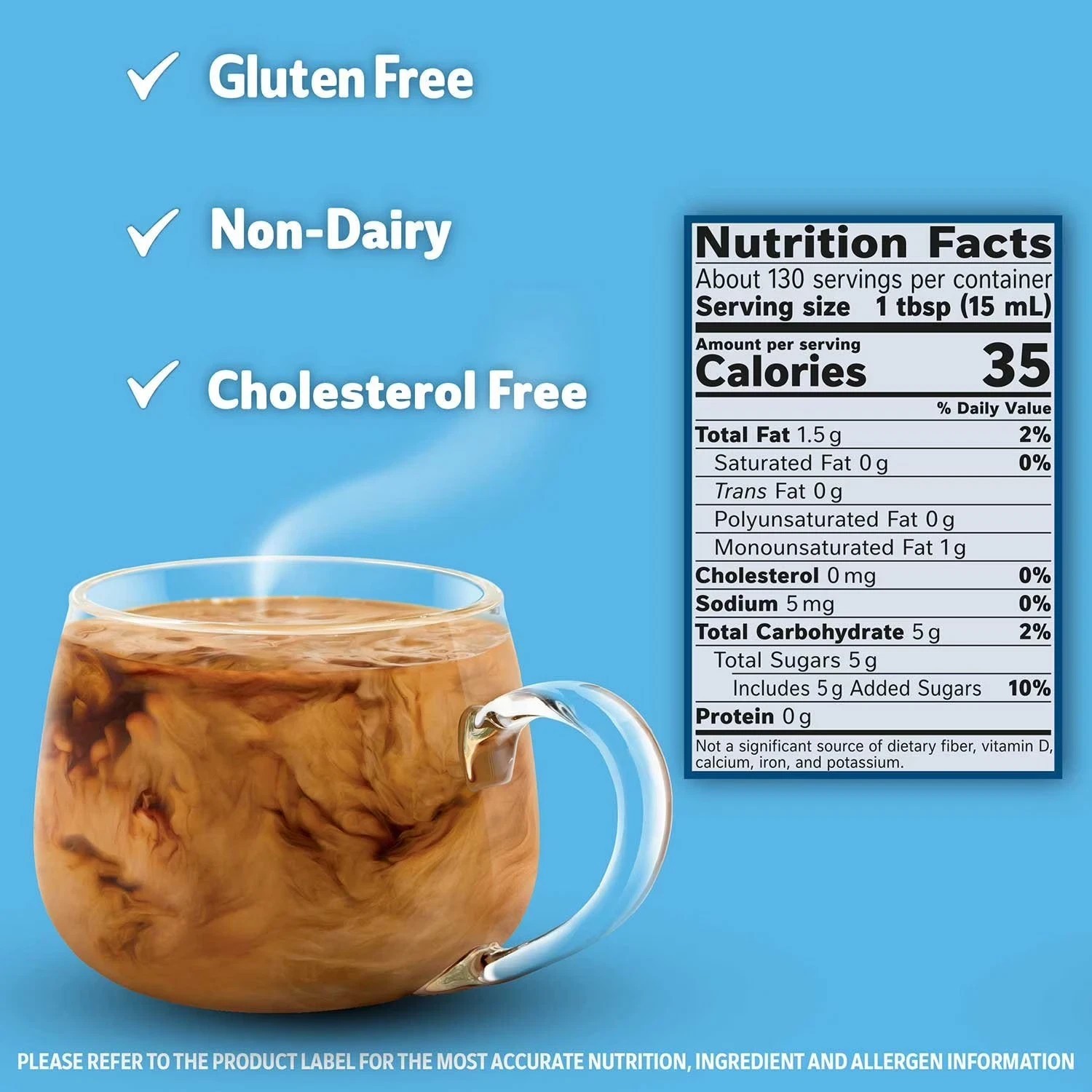 Nestle Coffee mate Liquid Non-Dairy Refrigerated Coffee Creamer, French Vanilla.