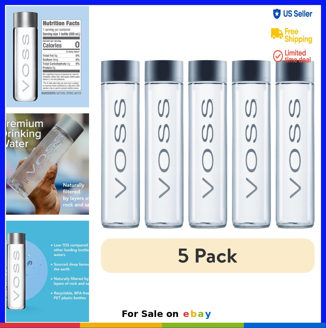 Natural Spring Water 850ml Bottled Still Water Low Mineral BPA-Free Plastic 5