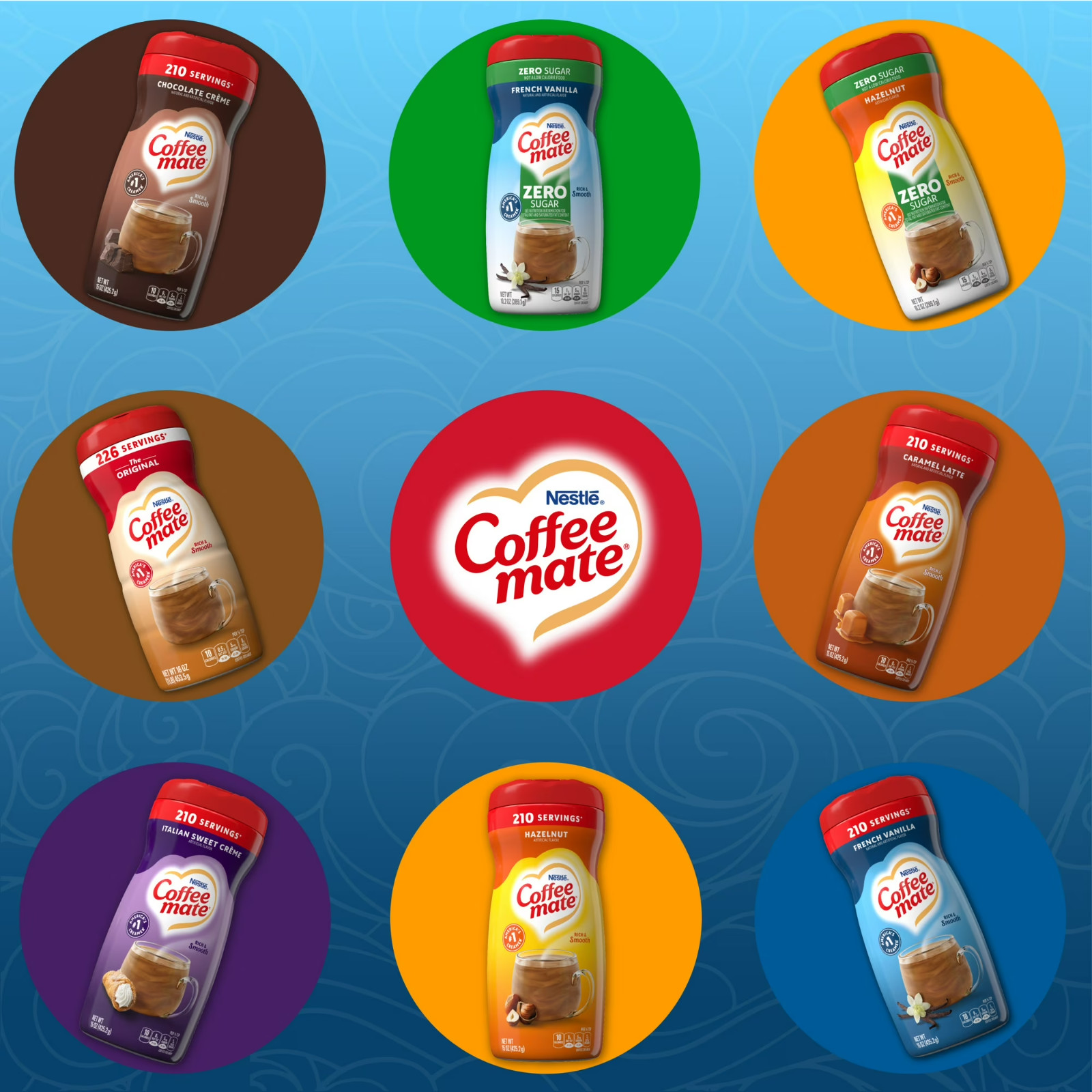 Nestle Coffee mate French Vanilla Powder Coffee Creamer, 30 oz.