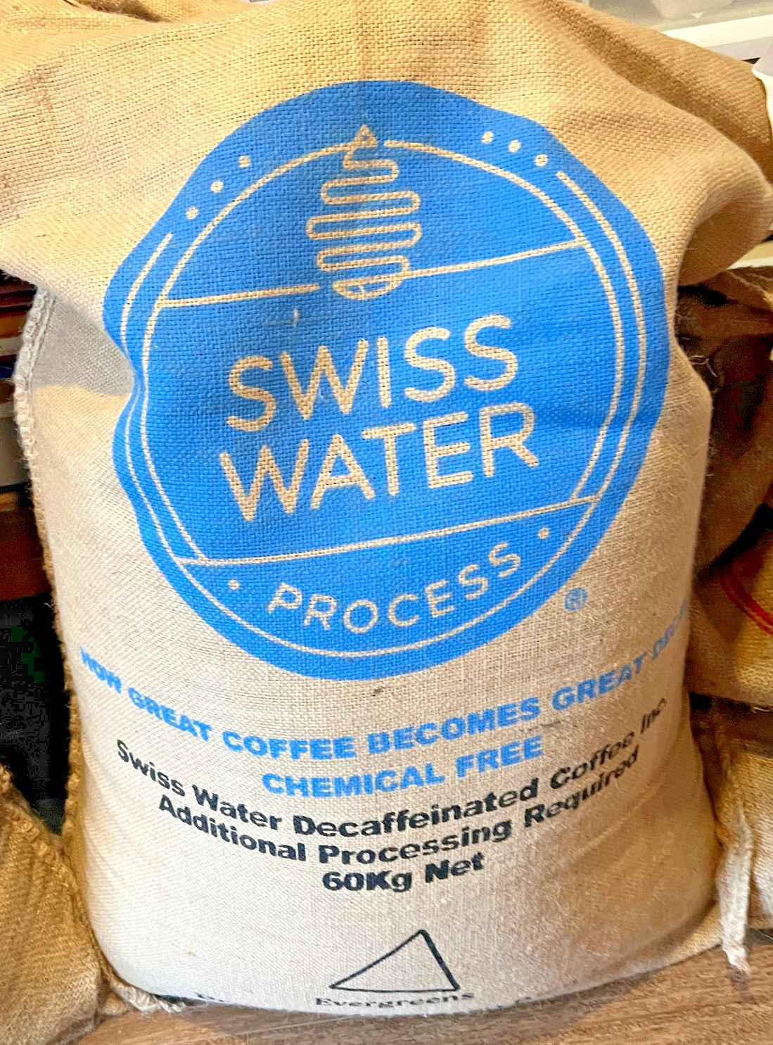 Swiss Water Decaf Green Coffee Beans 1 lb Five-Origin Blend
