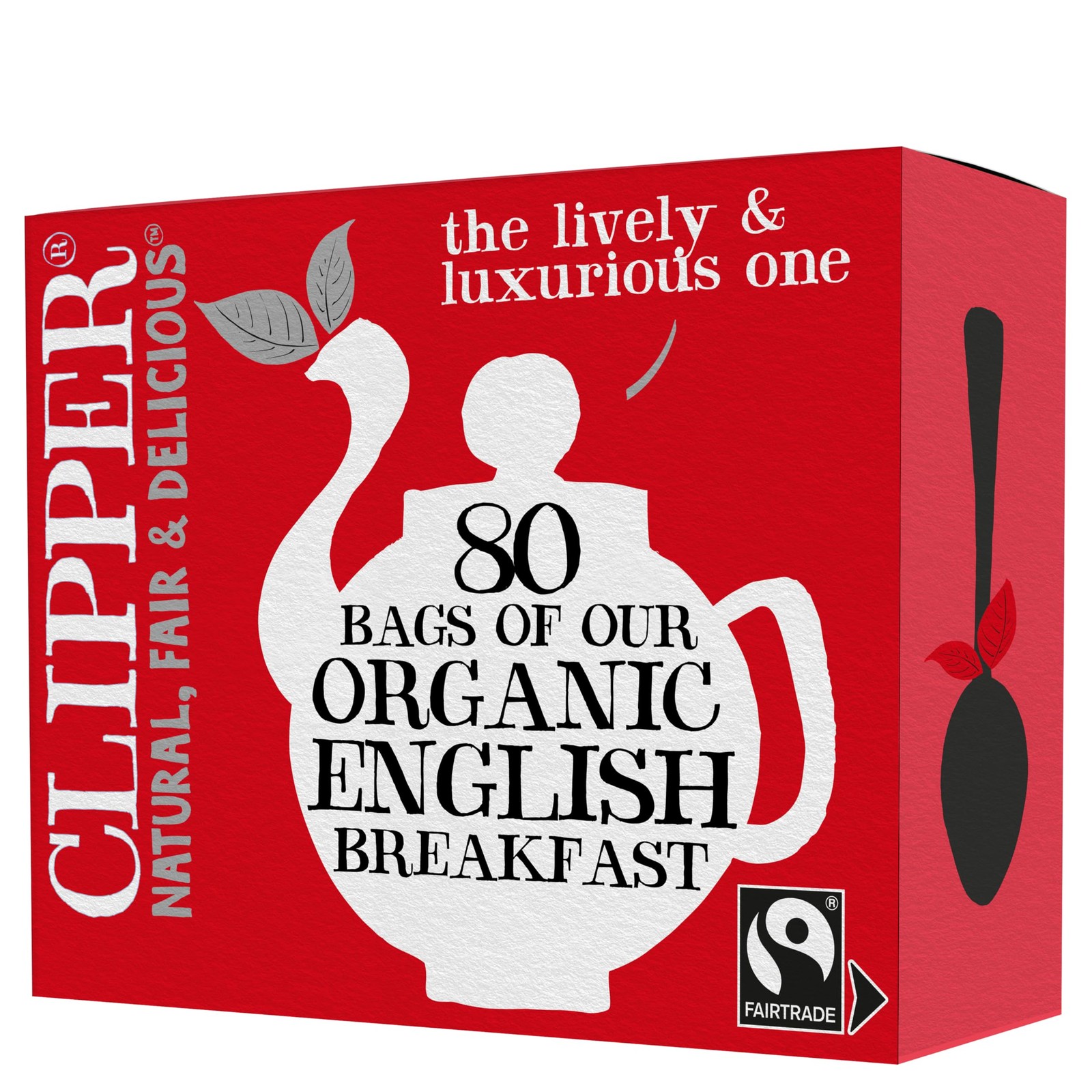 Clipper Tea, English Breakfast Assam Blend, Fairtrade, Organic, Plant-Based