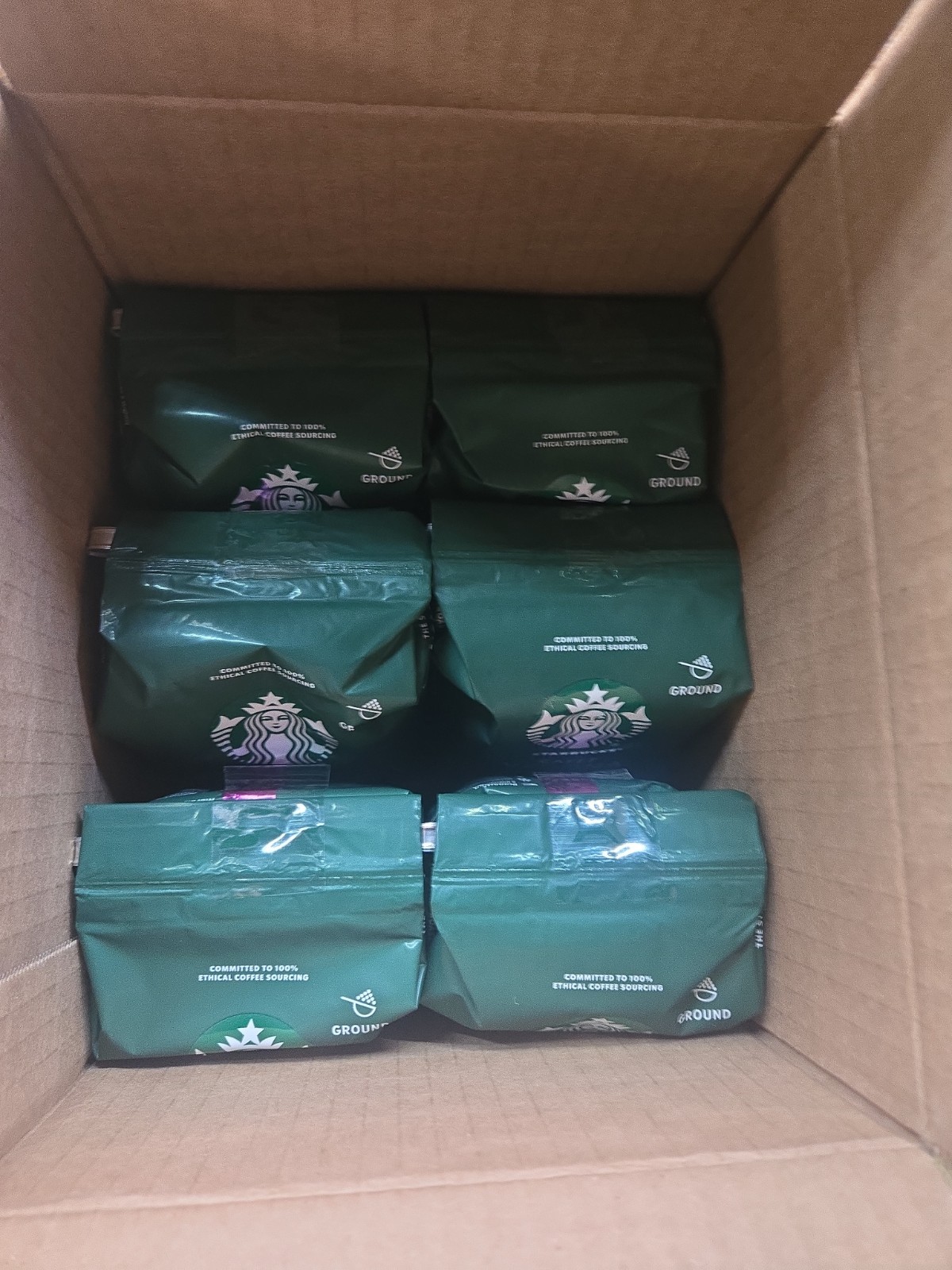 (6 Pack) Starbucks Caffe Verona Coffee 12oz Bag( BB 18AUG 2026)