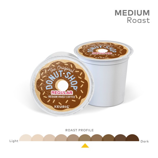 The Original Donut Shop Regular Coffee, Keurig K-Cup Pod, Medium Roast, 96 Count