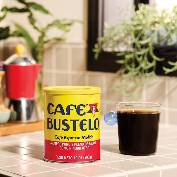Cafe Bustelo, Espresso Style Dark Roast Ground Coffee, 10 oz… Free Shipping