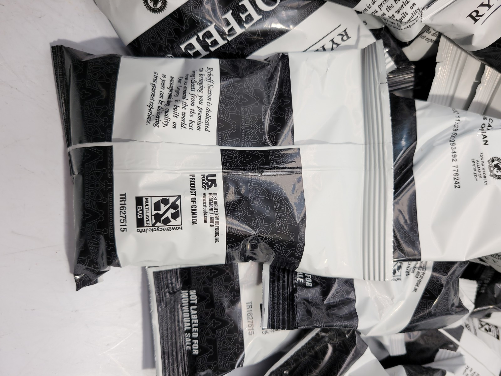 Rykoff Sexton Colombian Ground Coffee (42) 2.5 oz . Packs w/ filters – 6.9 Lb.