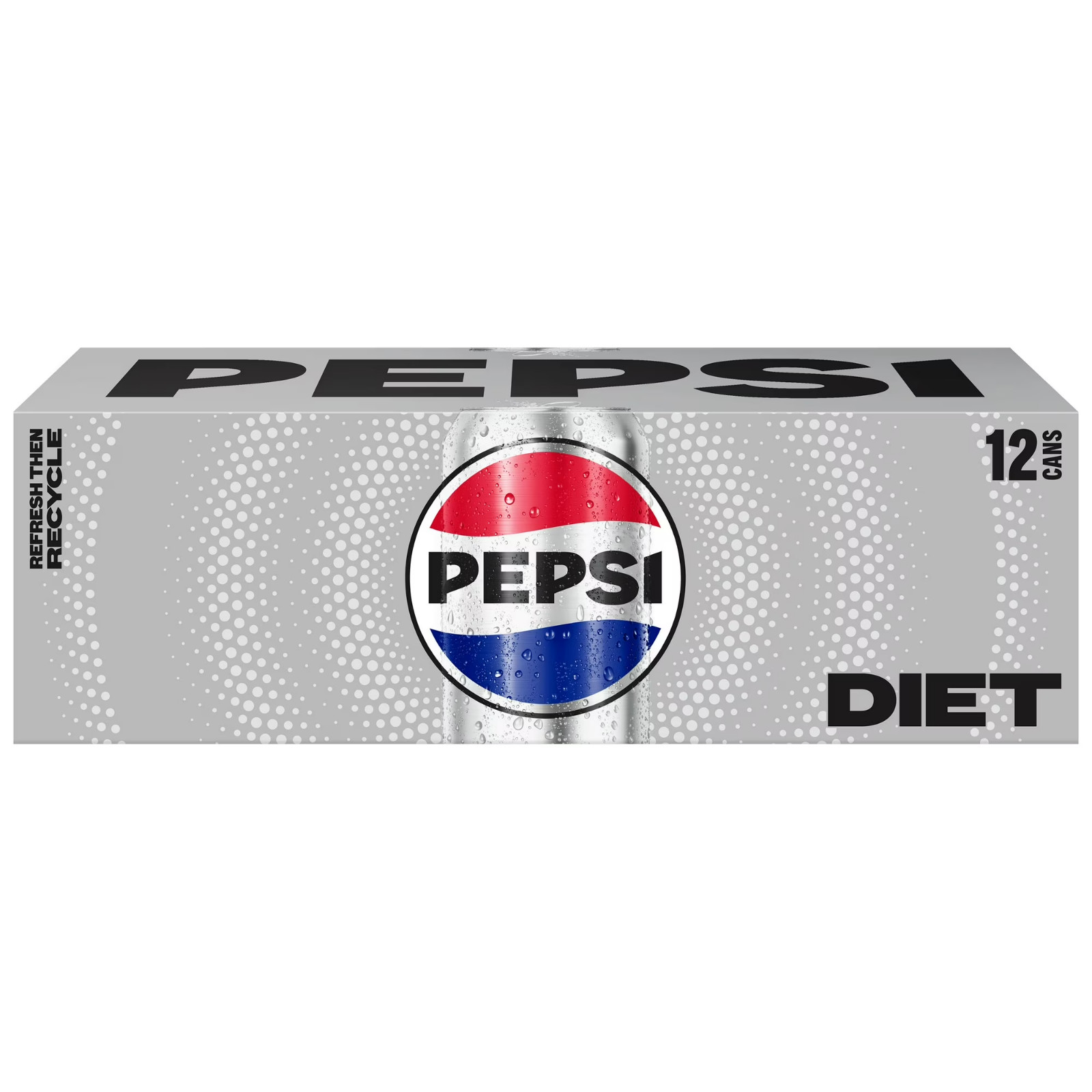 Diet Pepsi Cola Soda Pop 12 fl oz 12 Pack Cans Free Shipping