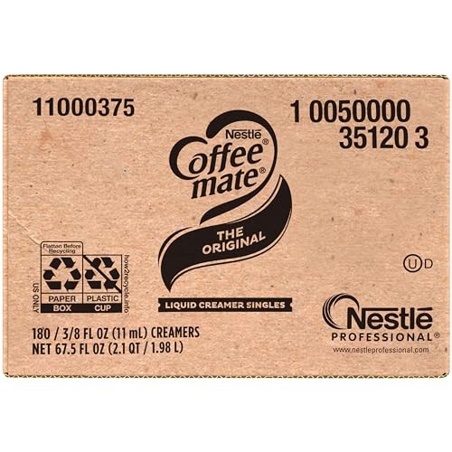 Crema De Cafe Liquida Sin Lacteos 180 Unidades 0.375 Fl Oz Sin Refrigeracion
