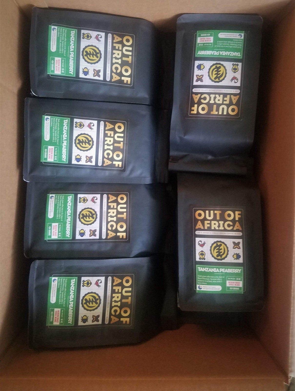 Kenya 100% Arabica Peaberry Coffee Beans