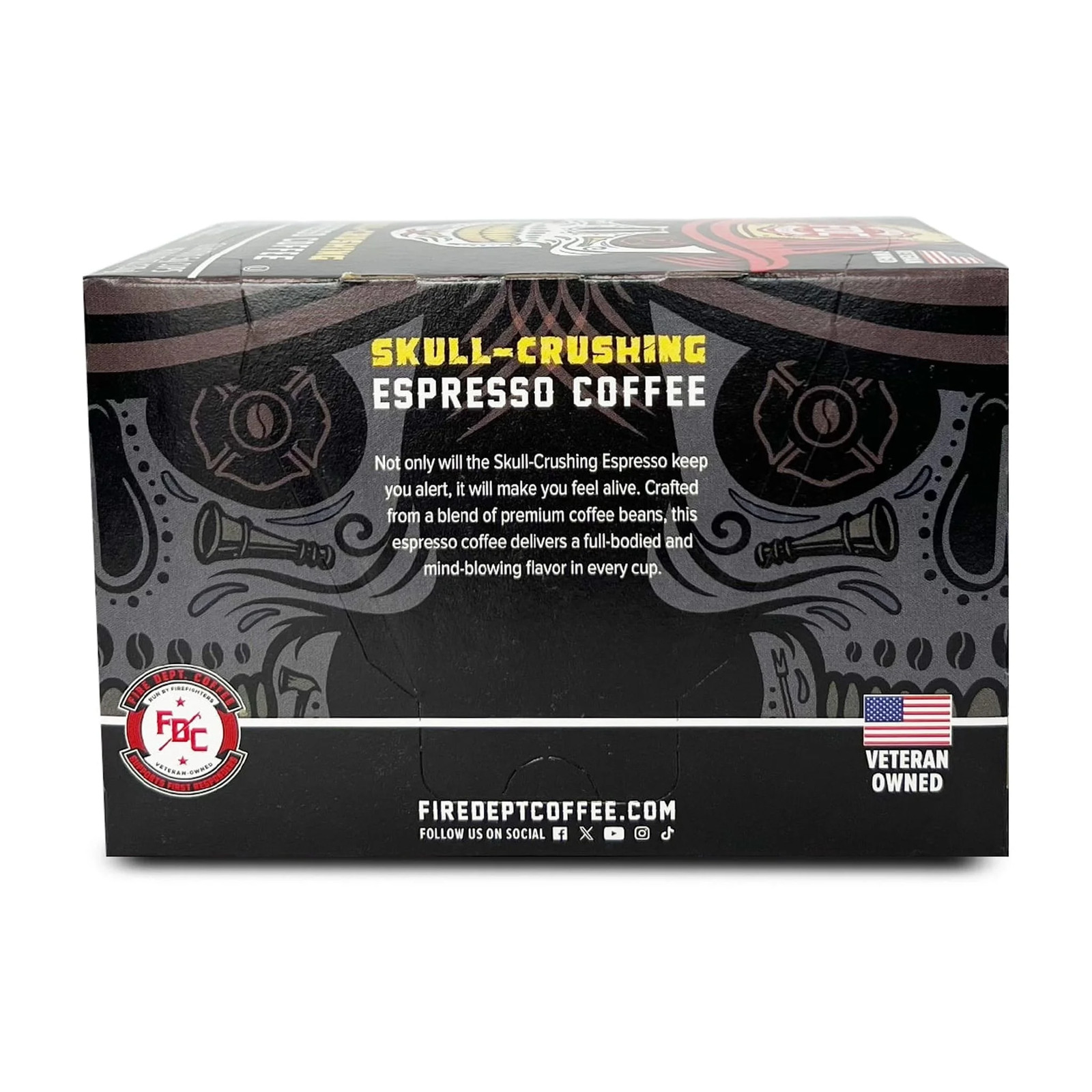 Skull-Crushing Espresso Dark Roast Premium K-Cup Coffee