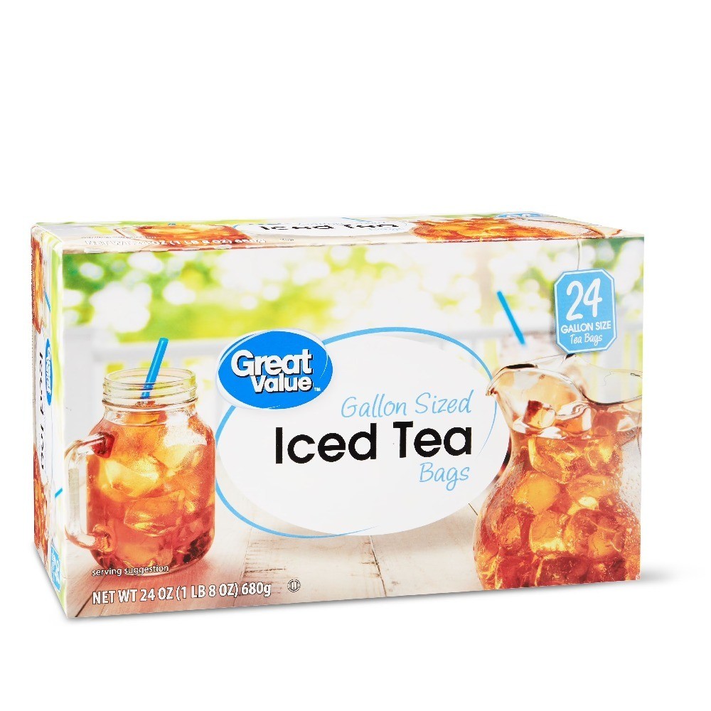 Gallon Sized Iced Black Tea Bags 24 Count Bulk Pack for Home or Office