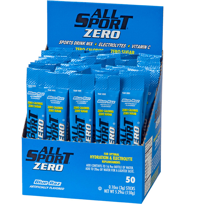 All Sport Powder Hydration Sticks, Zero Calorie Sports Drink, Variety 500/Case