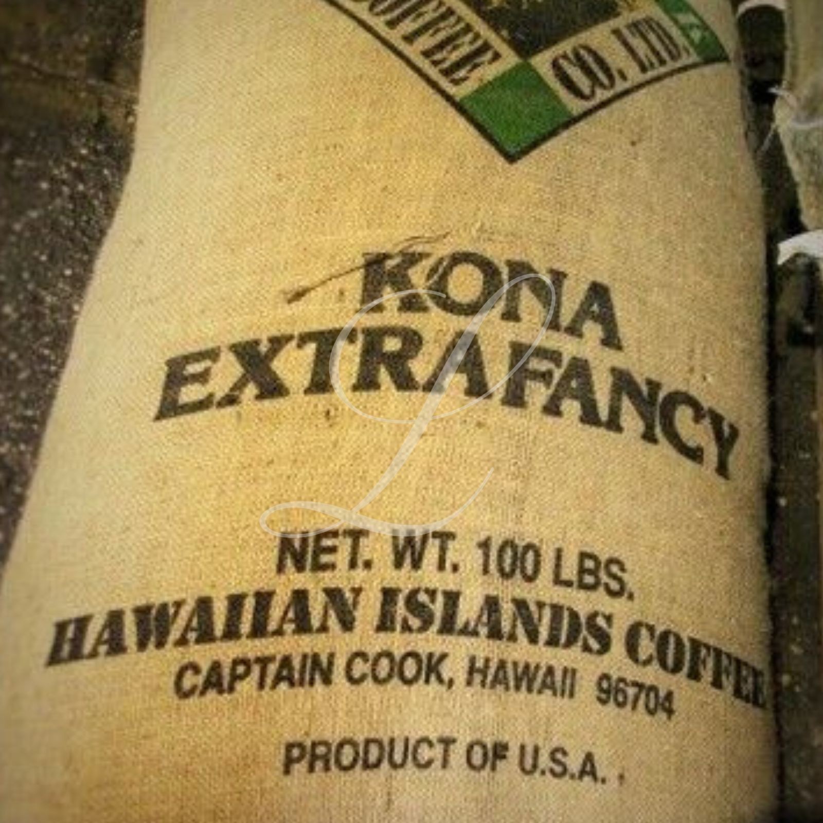 100% Kona Coffee, Genuine Extra Fancy, 1 lb Bag, Fresh Roasted to Order or Green