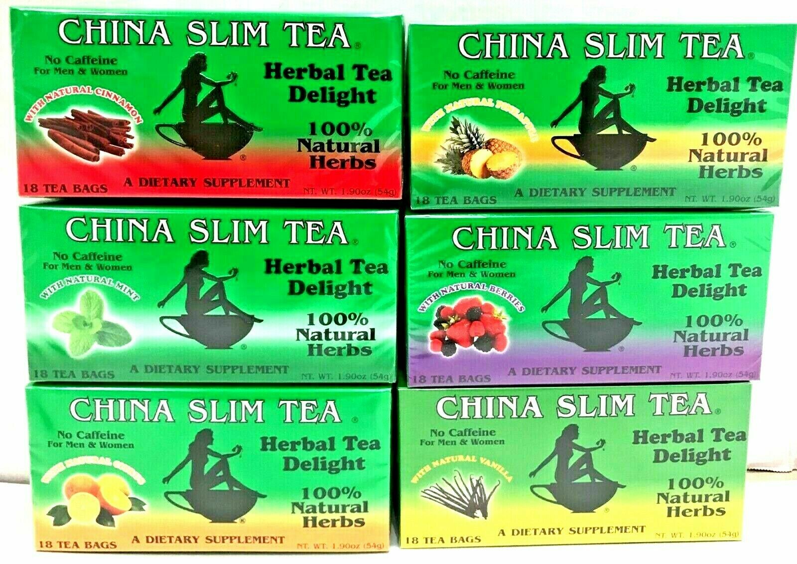 CHINA SLIM TEA Herbal Tea Delight Dietary Supplement (with NATURAL Flavors-herb)