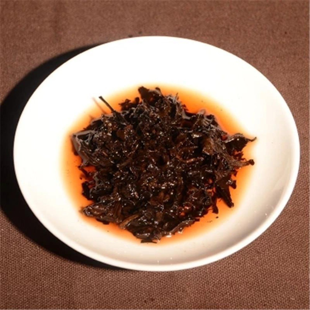357g Yunnan Old Ripe Pu-erh Tea Cake Natural Herbal Energy Daily Brew