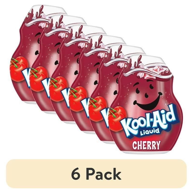 Sugar Free Cherry Drink Mix Liquid Concentrate 6 Pack Portable Hydration New