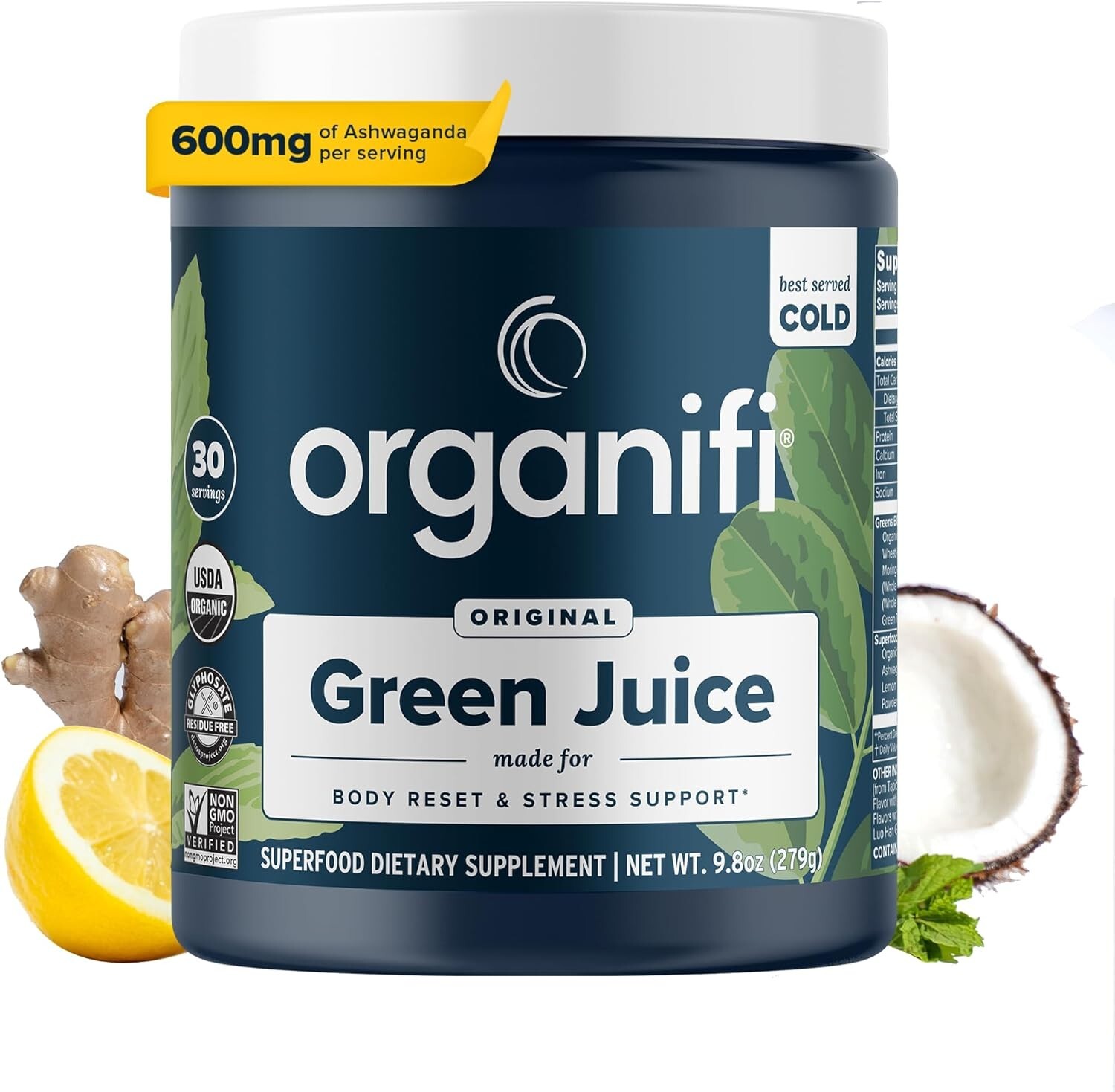 Organic Green Juice Powder – 30-Day Supply for Weight Loss & Fitness Boost