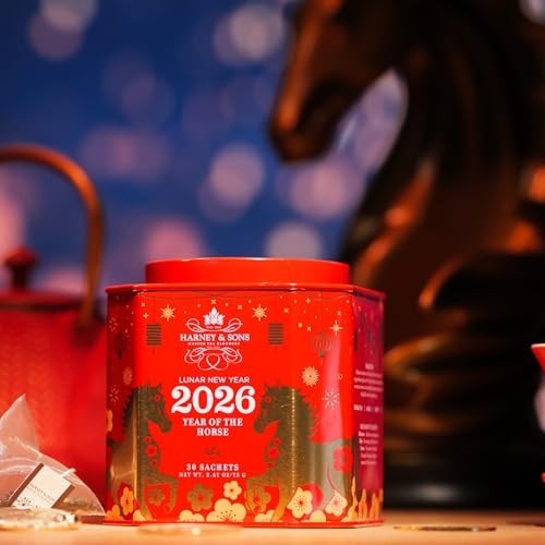 Lunar New Year 2026 Tea – Year of the Horse, Black Tea with Coconut & Caramel, 3