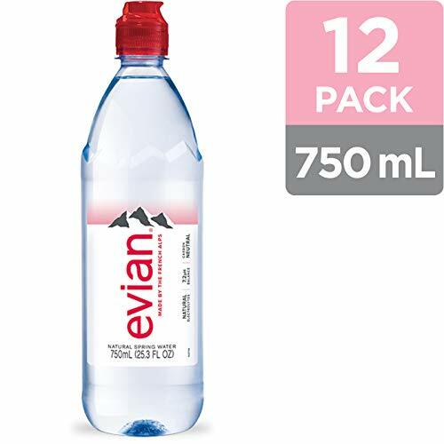evian Natural Spring Water Individual 750 mL/25.4 Fl Oz (Pack Assorted Sizes