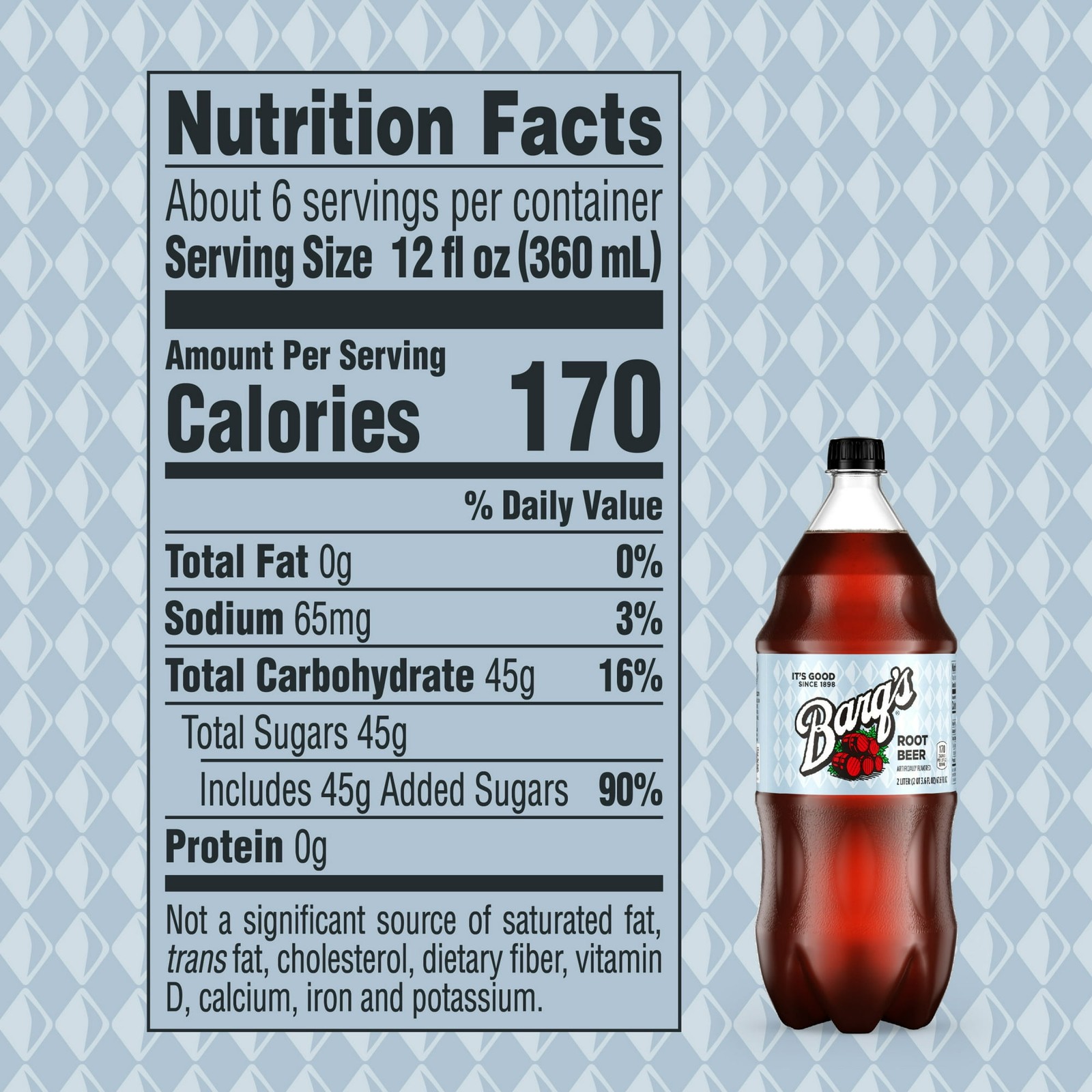 Barq’s Root Beer Soda Pop – 2 Liter Bottles, Pack of 6 🥤🍺 Bold & Refreshing