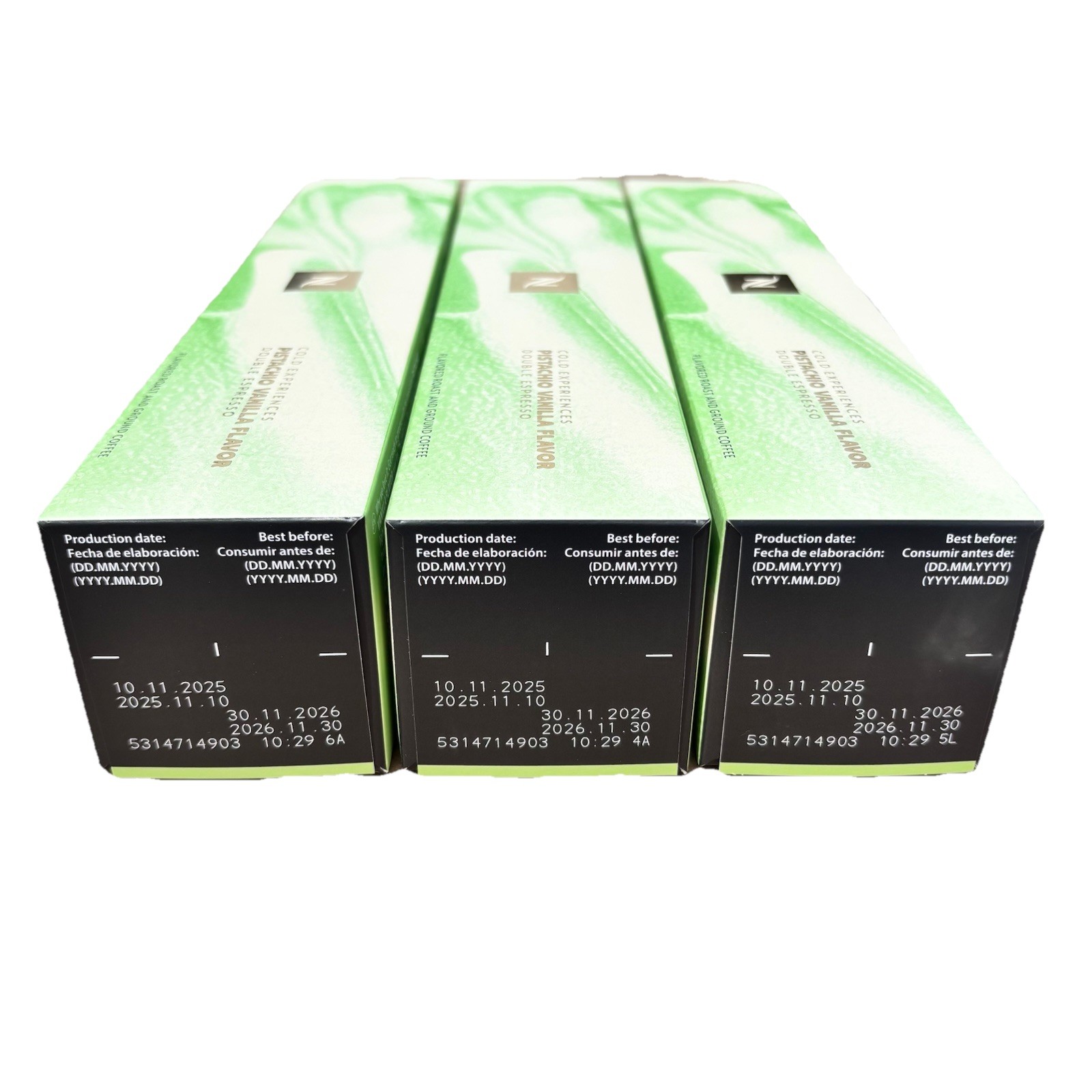 Nespresso Vertuo Pistachio Vanilla Over Ice Double Espresso Pods 30ct/3 sleeves