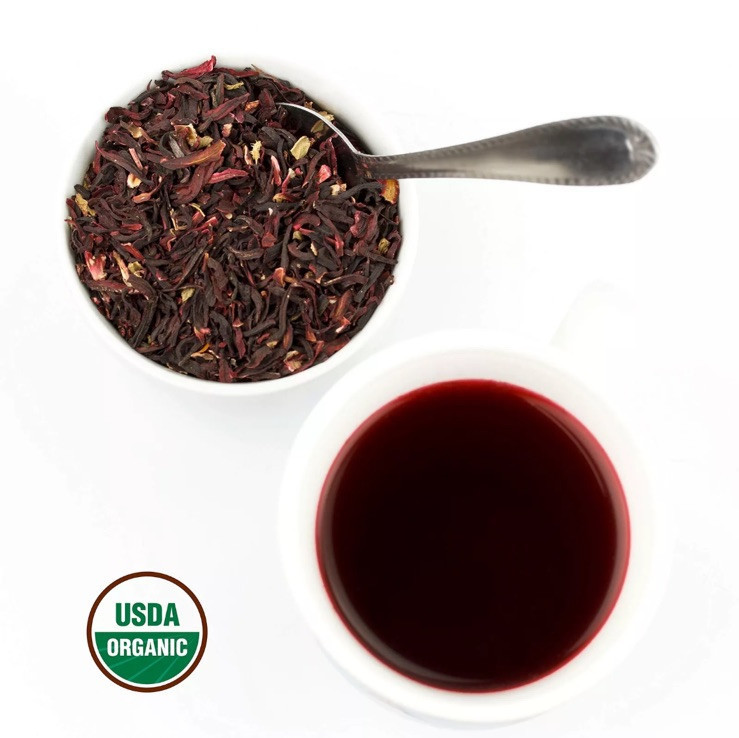 Hibiscus Tea [2 – 1LB Bags]100% CERTIFIED Organic Hibiscus Flowers Herbal Tea