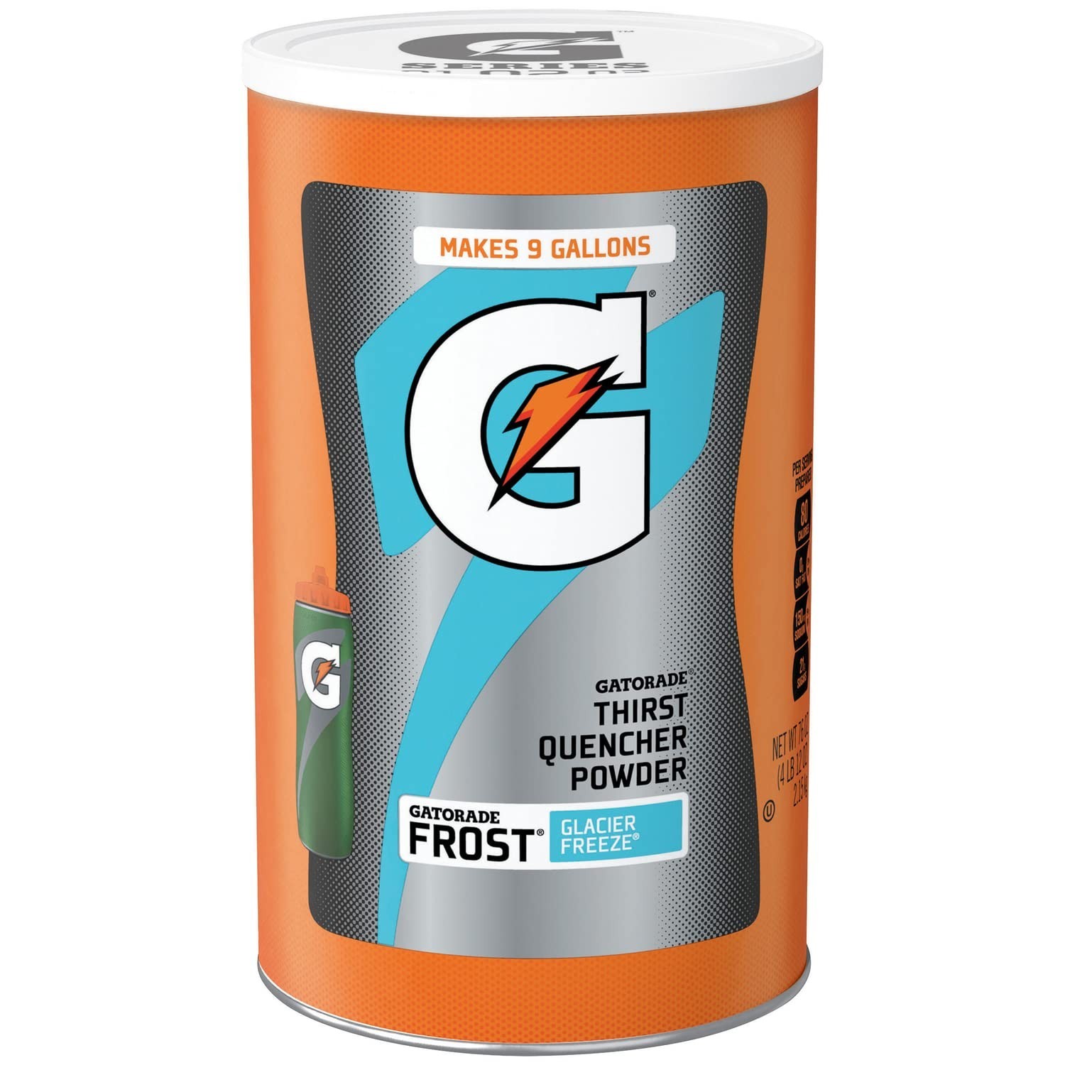 Frost Glacier Freeze Hydration Powder 76.5 Ounce – Make 9 Gallons of Refreshment