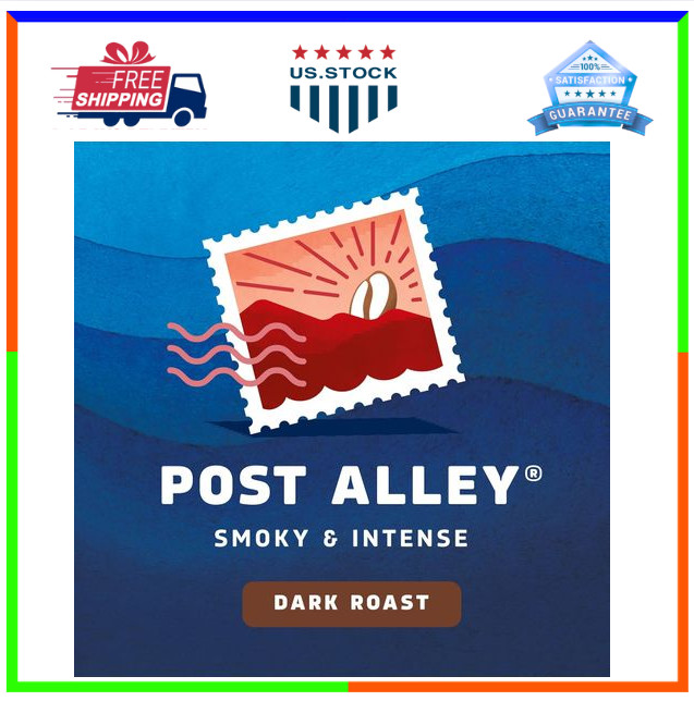 SEATTLE’S BEST COFFEE Post Alley Blend Dark Roast Ground 12 Ounce Pack of 6