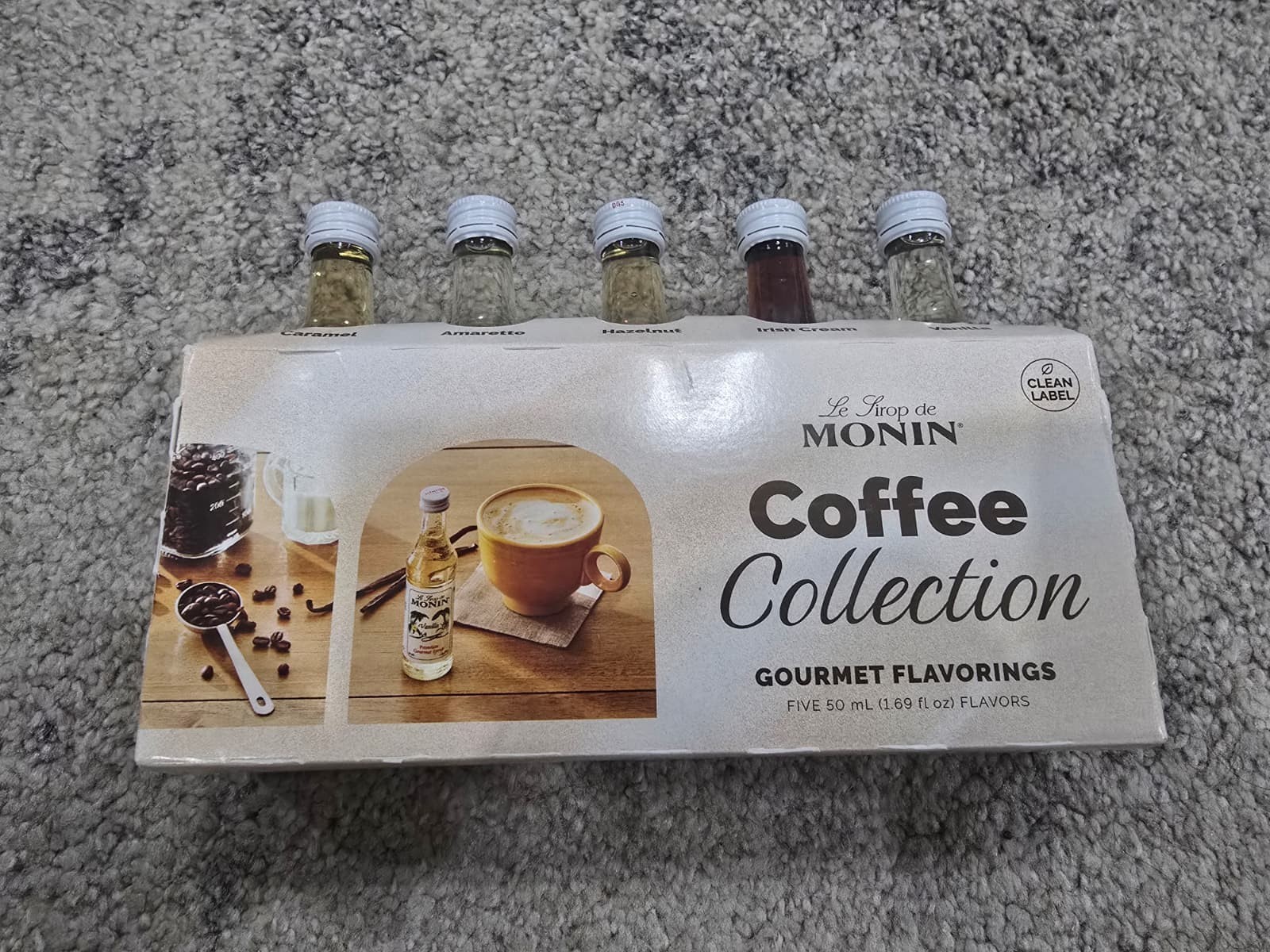 10-PACK Monin Gourmet Flavoring Syrup Collection Floral & Collection Coffee