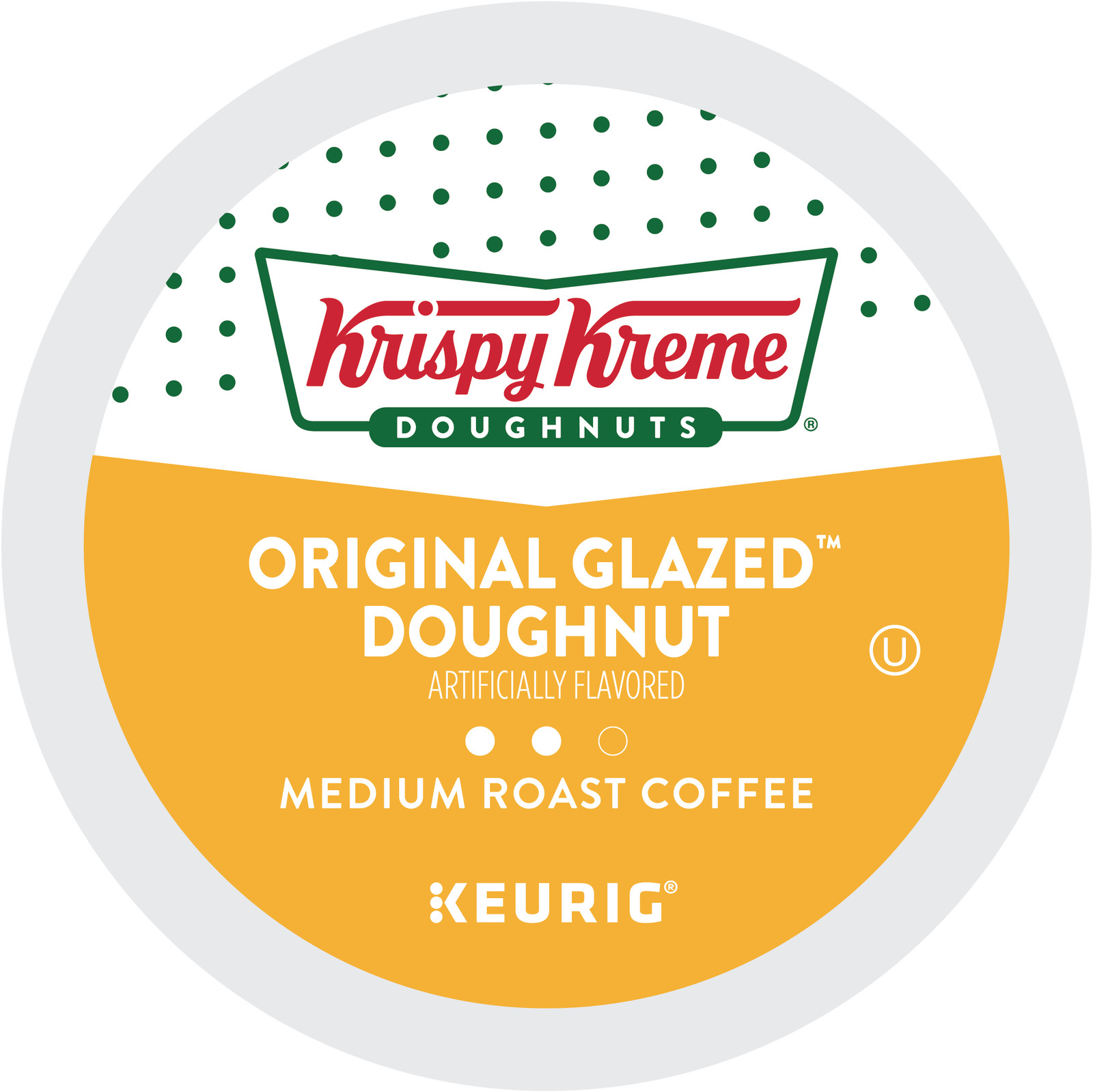 Krispy Kreme Doughnuts, Original Glazed Doughnut, K-Cups, Medium Roast, 24 Count