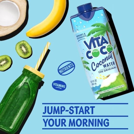 Vita Coco Pure Coconut Water – 4 PK, 16.9 FL OZ.