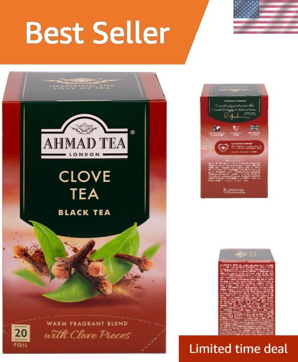 Black Tea with Clove – 20 Teabags, Naturally Caffeinated & Sugar-Free