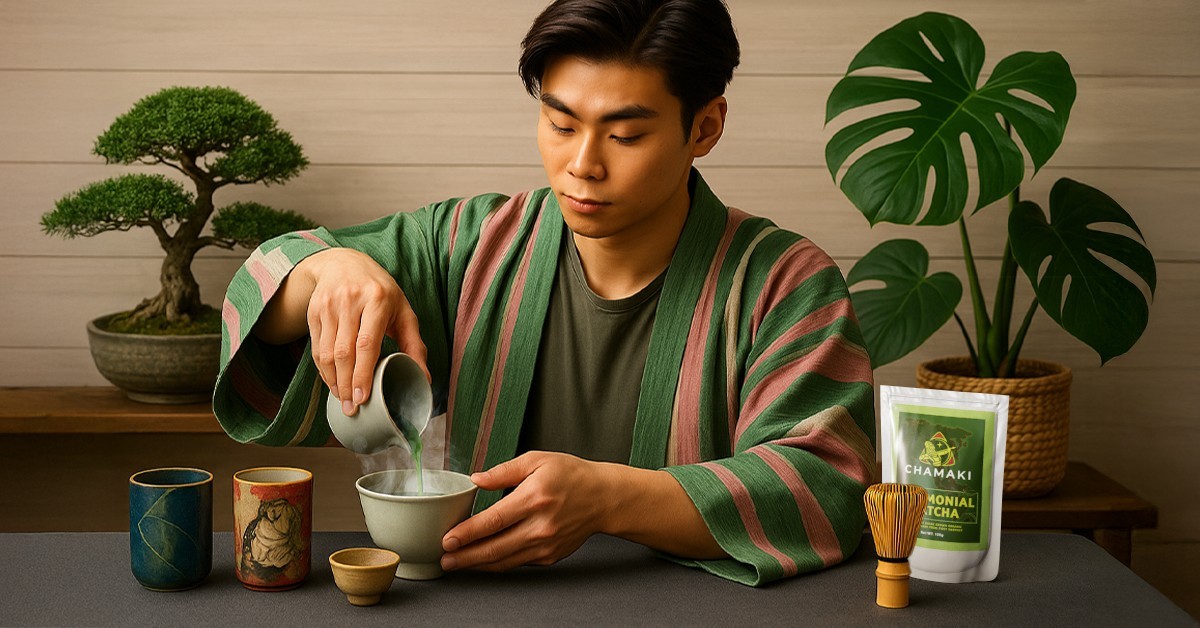 Chamaki Ceremonial Matcha Powder-First Harvest Japanese Style Organic 30g