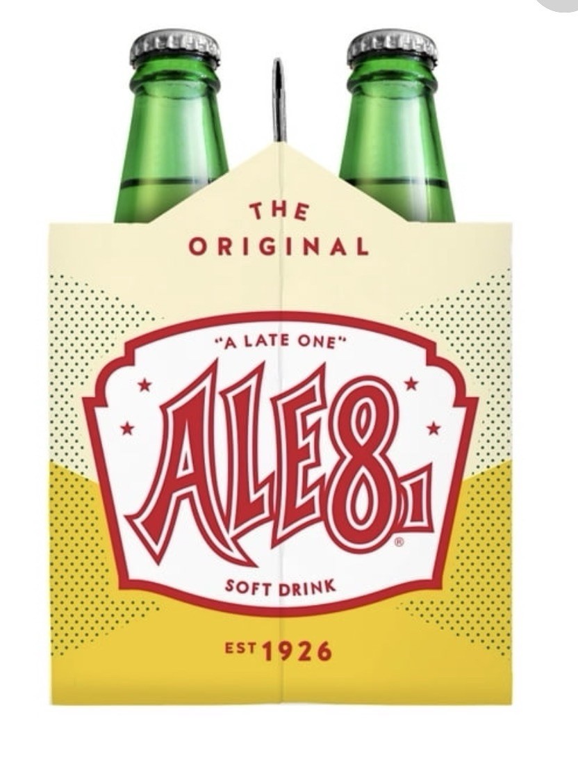 Ale 8 One The Original Soft Drink Ginger 6 Bottles Soda Pop Guaranteed Fresh~Ky