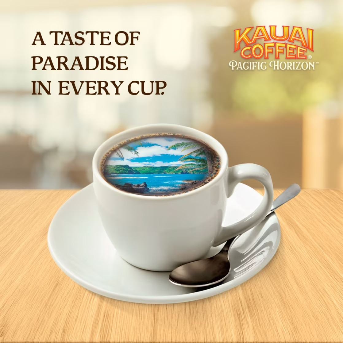 Kauai Coffee Coconut Caramel Crunch Medium Roast Arabica Ground Coffee bag 10 oz