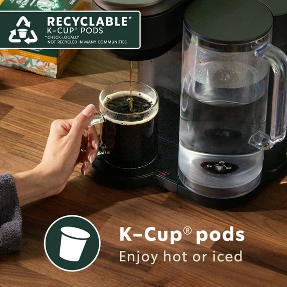Starbucks Brown Sugar Cinnamon K-Cup Coffee Pods Hot or Iced 22 Count