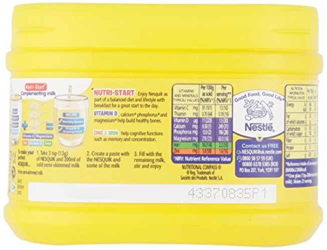 Banana Flavour Milkshake Powder 300g Pack of 5 Vit D C Calcium All Ages