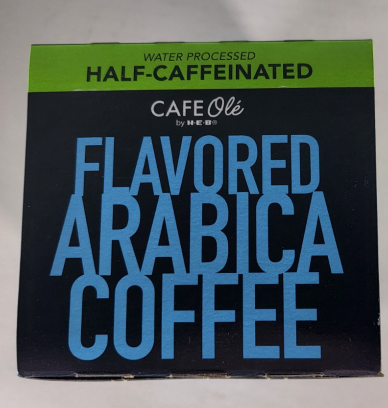 1 Case CAFE Olé Texas Pecan Half Caffinated Medium Roast Single Serve Cups 72ct.