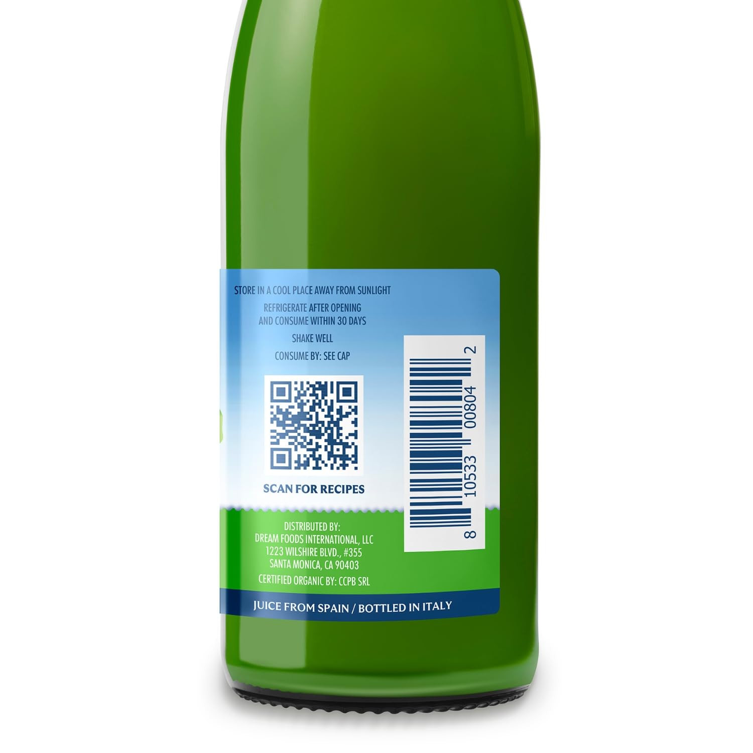 Volcano Bursts Organic Juice Lime, 16.9 Fluid Ounce