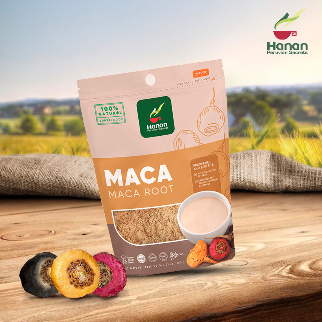 Maca Peru FitLight Superfood Powder Tri-Color Black Red Yellow 3.5oz/100g