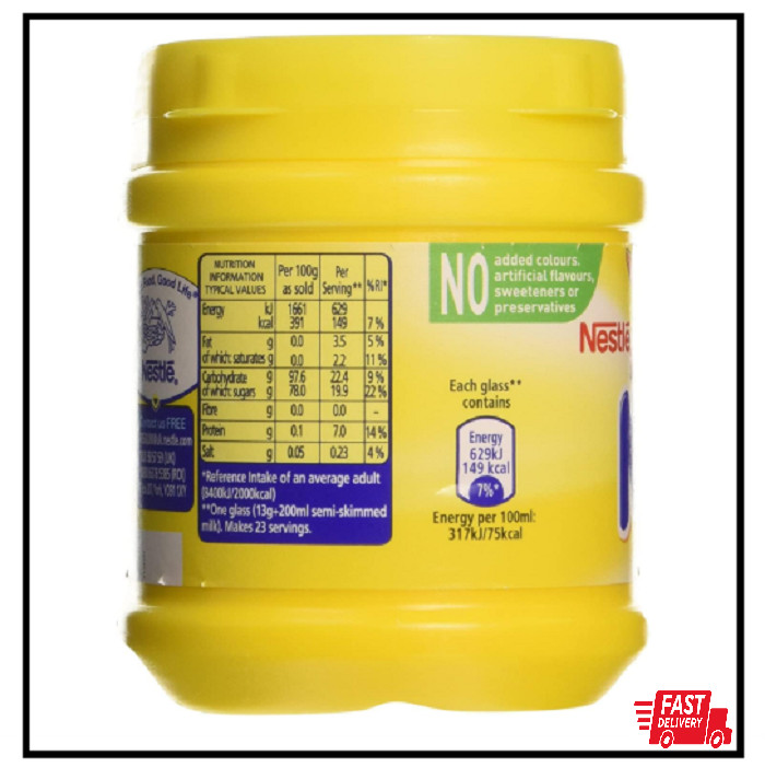 Nestle Banana Flavor Milk Shake 300 G (1 Box)