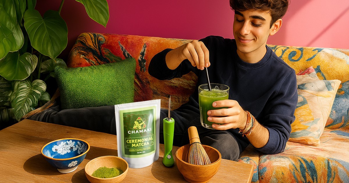 Chamaki Ceremonial Matcha Powder-First Harvest Japanese Style Organic 100g