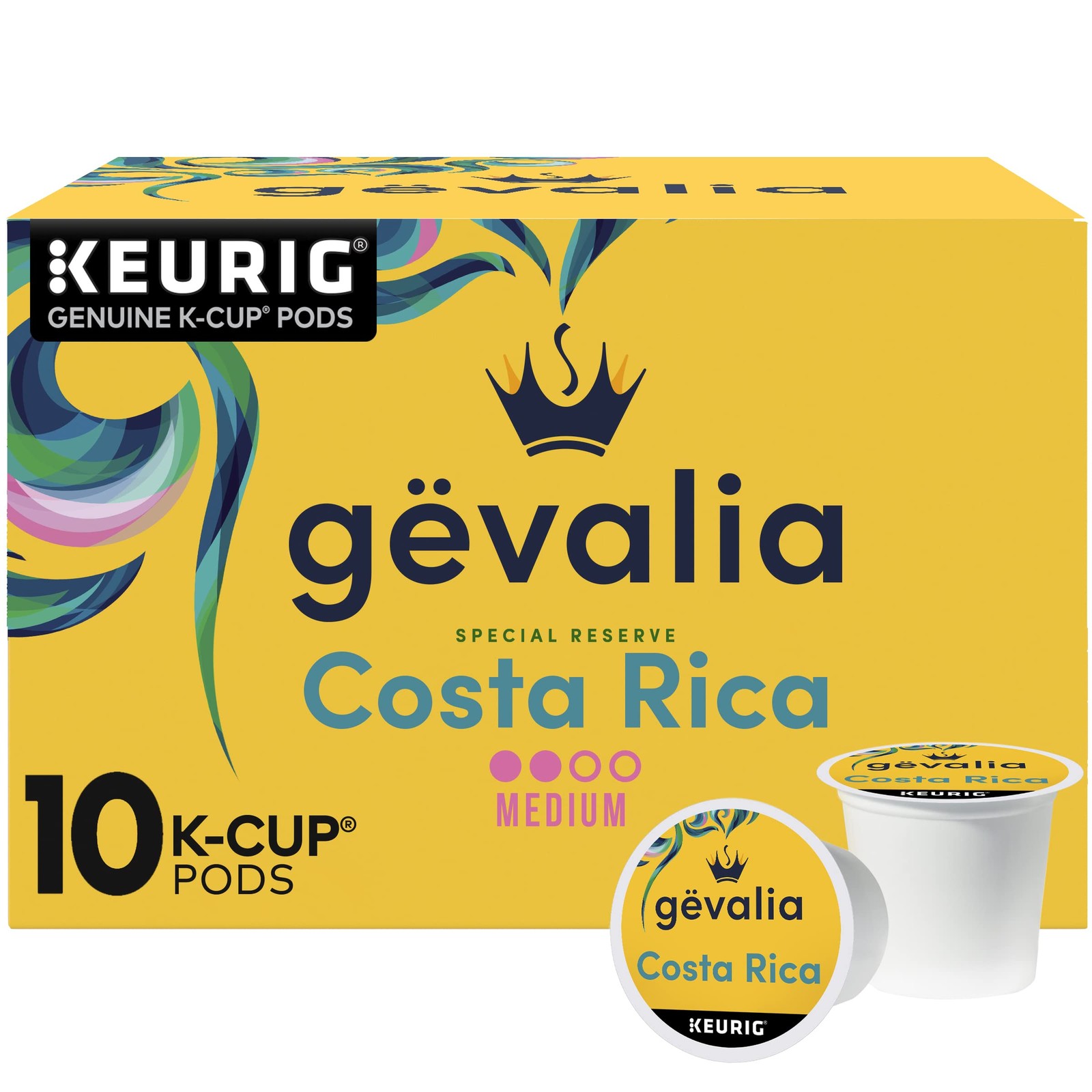 Gevalia Kaffe Special Reserve Costa Rica Medium Roast 10 Count (Pack of 1)