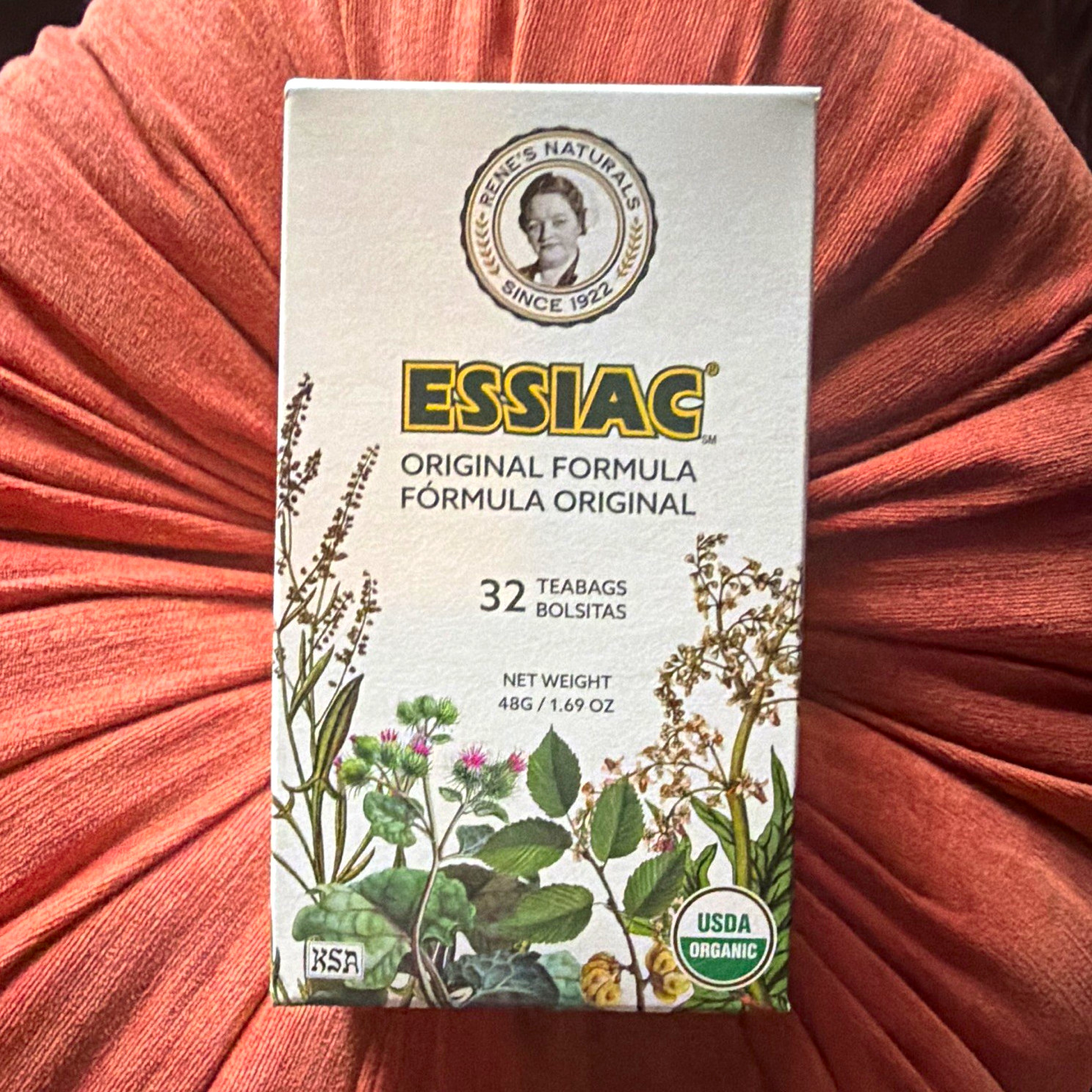 Essiac Original Formula Tea Bags 32ct USDA Organic Vegan 48g Exp 2/25/2029