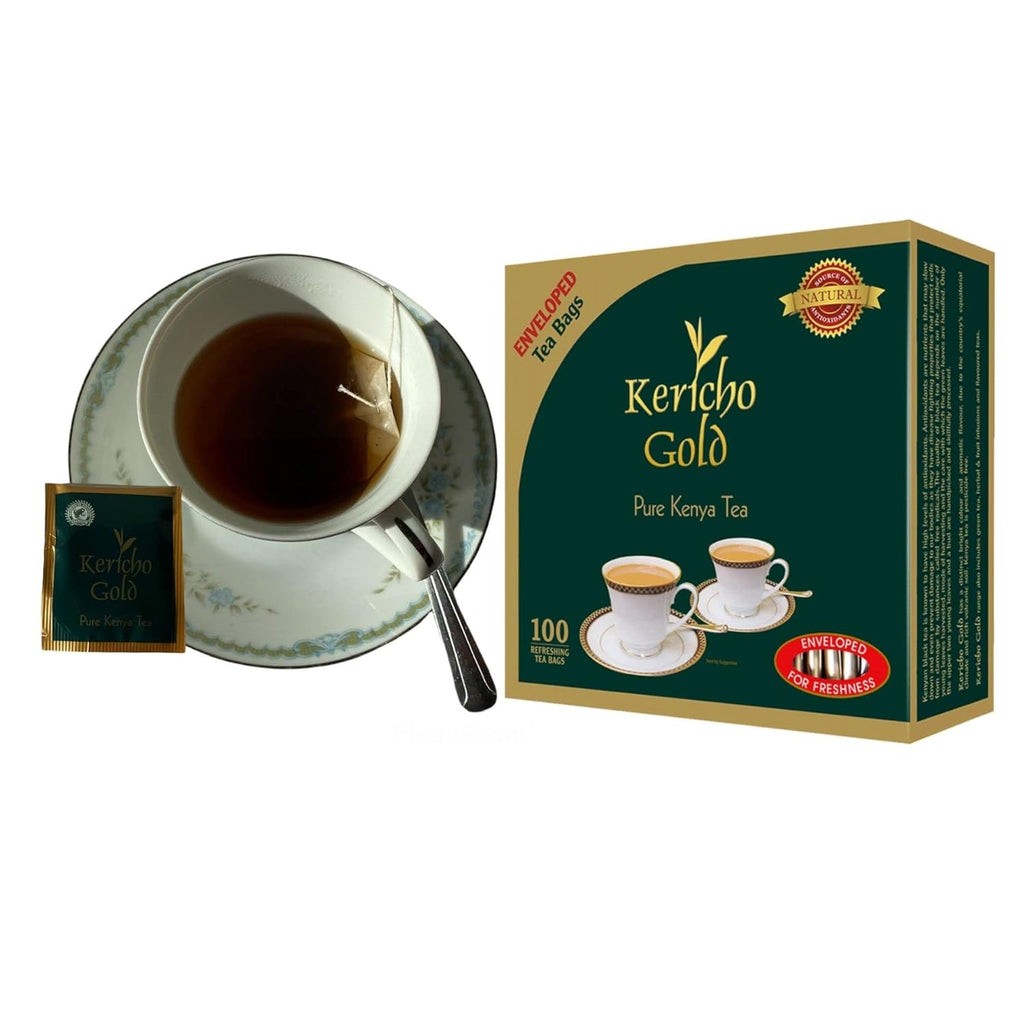 KENYA KERICHO 100 ENVELOPES TEA BAGS (PACK OF 1)
