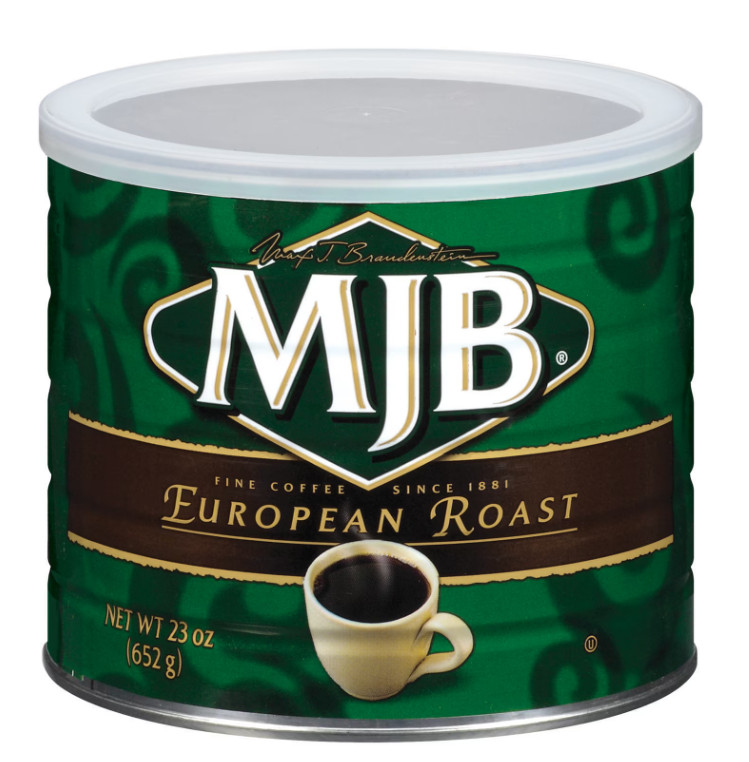MJB European Ground Coffee, Dark Roast, 23 Ounce Can