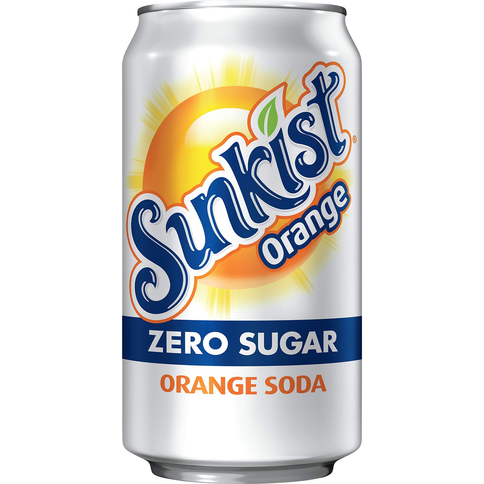 Sunkist Zero Sugar Orange Soda 12 Pack Caffeinated Bold Flavor 12Oz Cans