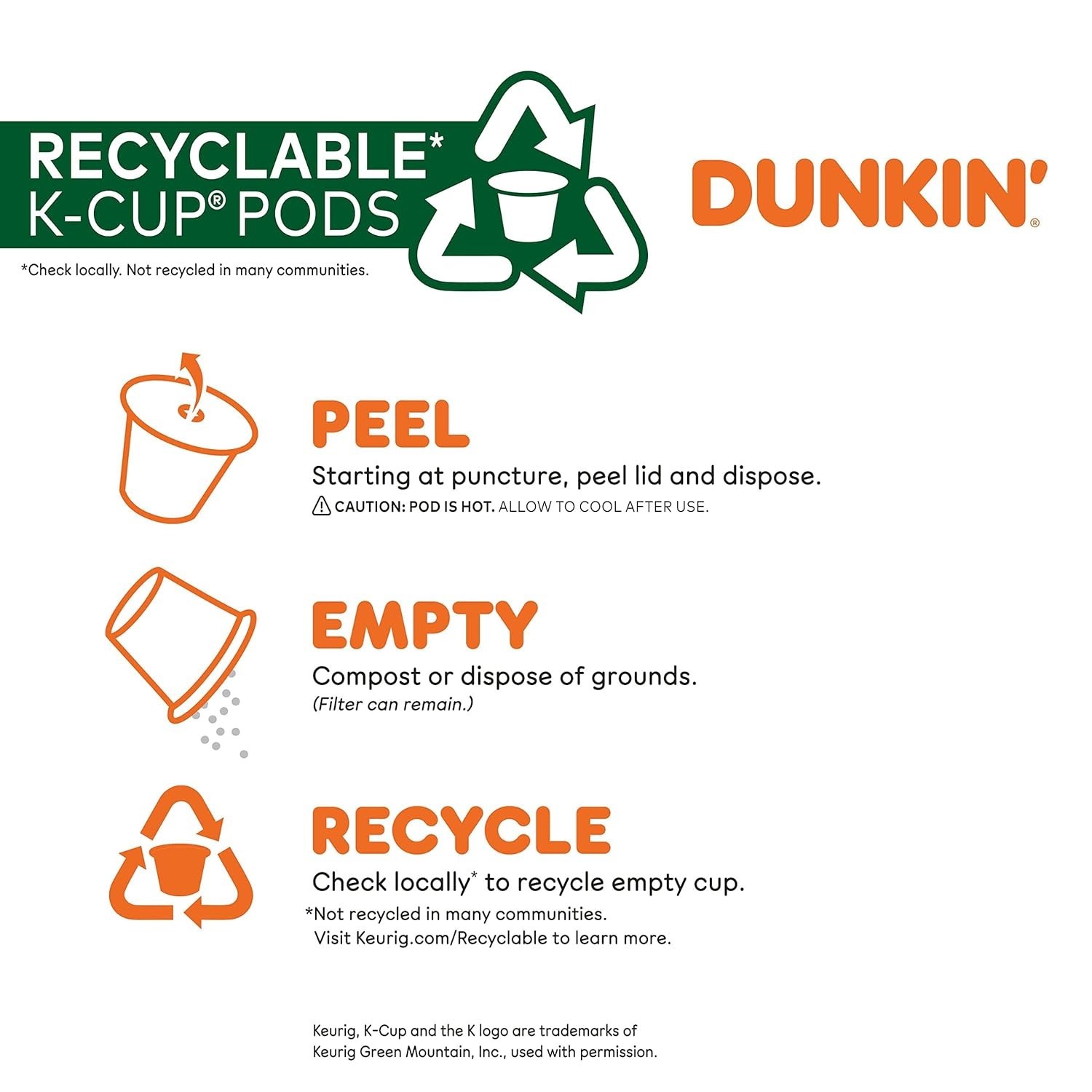 Dunkin’ Mixed Flavor Coffee Variety Pack 60 Keurig K-Cup Coffee Pods
