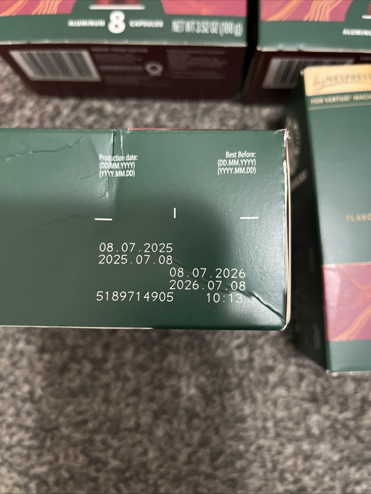 64 ct Nespresso Pods Starbucks Cinnamon Dolce Roast Coffee Vertuo Capsules LOT